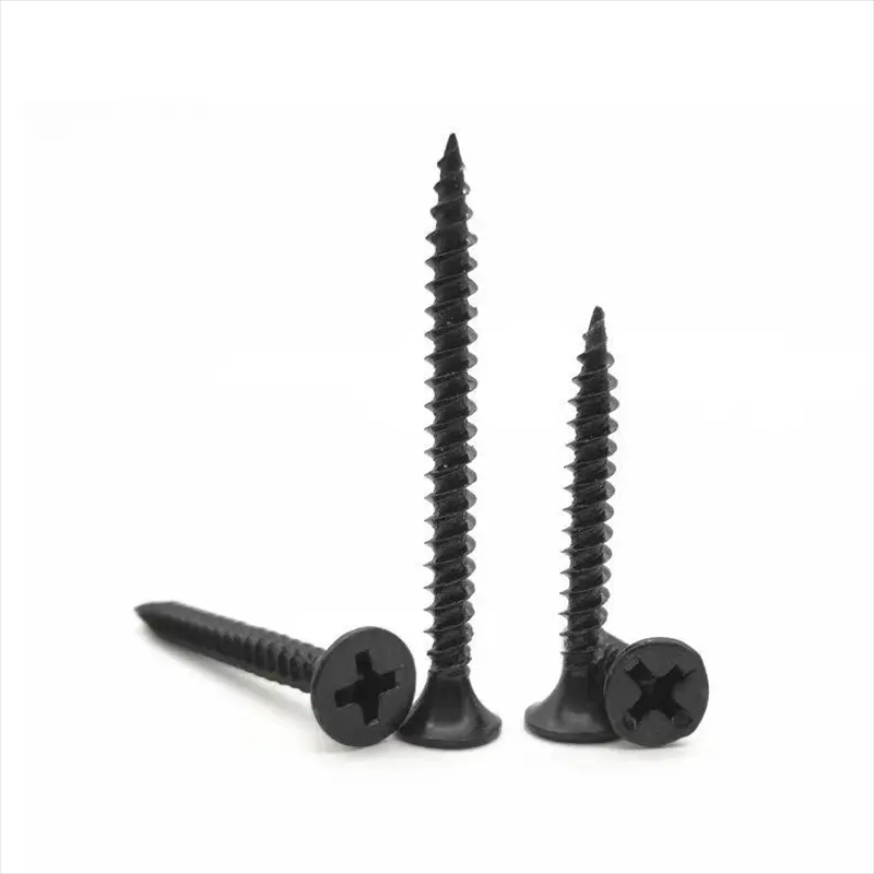  Coarse Thread Fine Thread Black Phosphate Drywall Screws 
